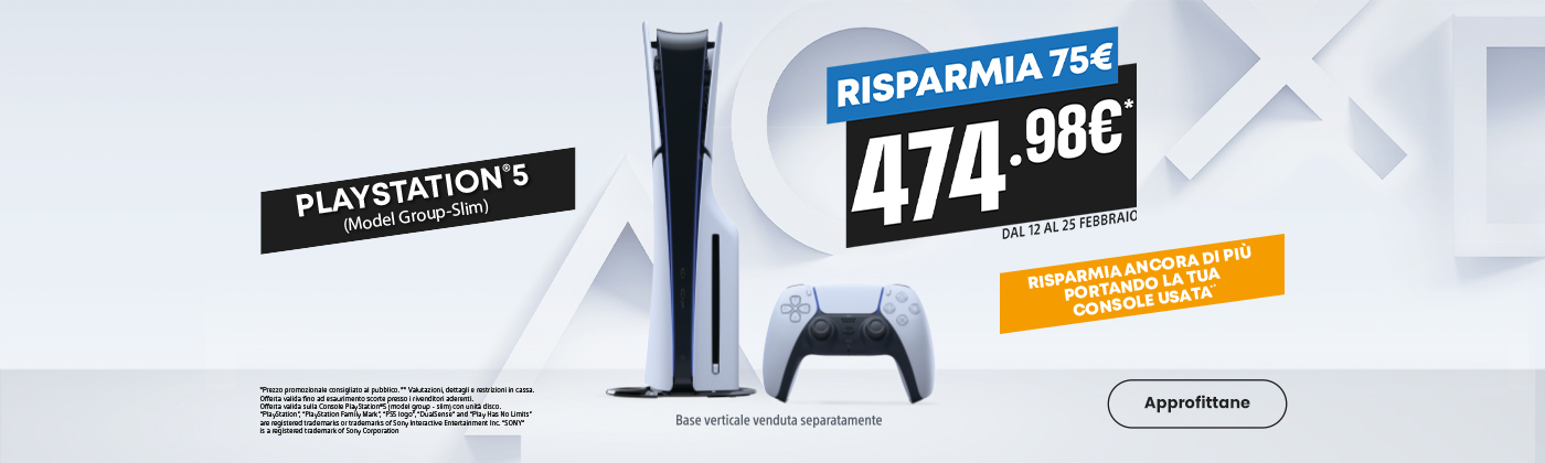 GameStop Italia - É ora di cambiare! Hai ancora una PS3 Slim? 🎮 Riportala  da GameStop, solo per te PS4 500GB (Usata) + FIFA 22 e Horizon Zero Dawn  Complete Edition (PS